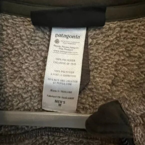Patagonia Better Sweater Jacket Mens Medium Brown Full Zip Fleece Outdoor - Picture 4 of 4